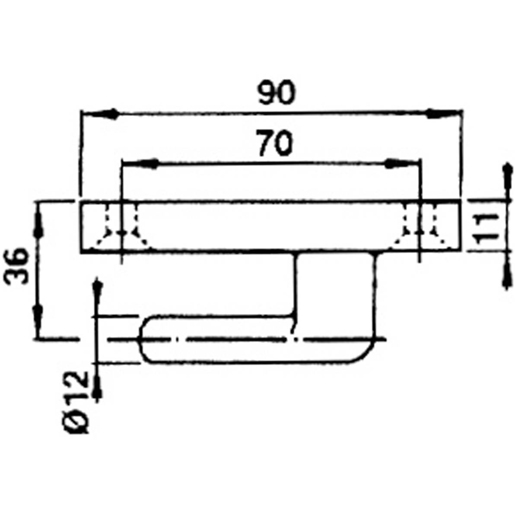 Dessin technique de AXE DE CHAPE 100